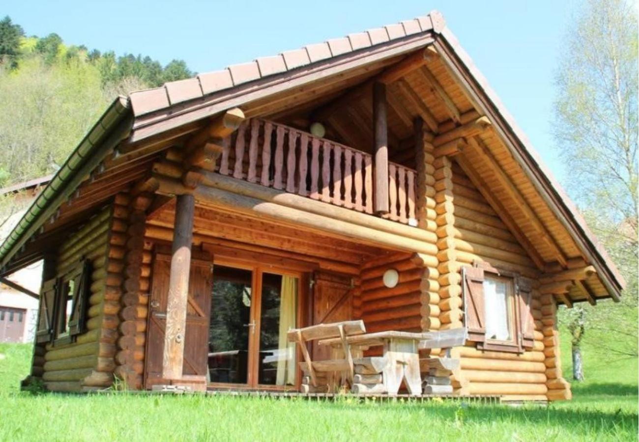 L'Oursblanc Chalet En Rondins La Bresse Exterior foto