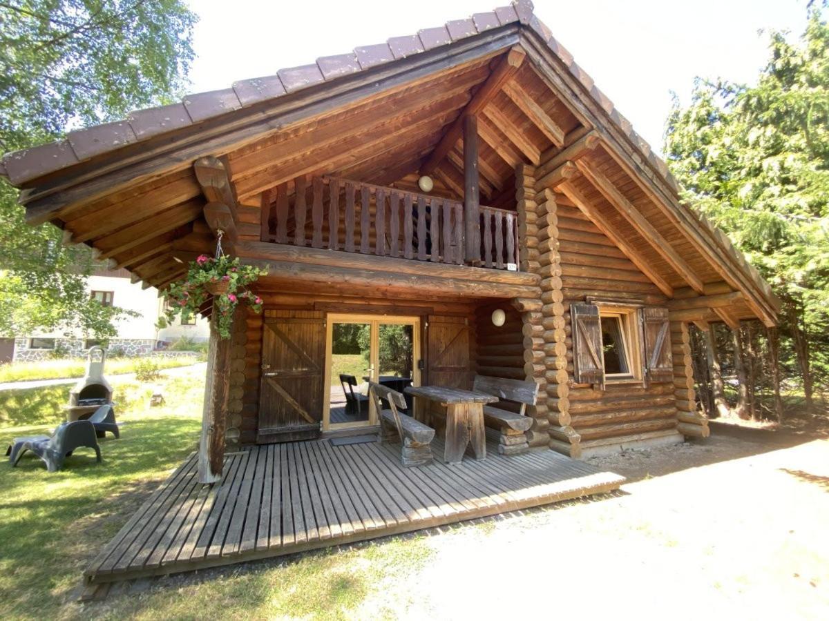 L'Oursblanc Chalet En Rondins La Bresse Exterior foto