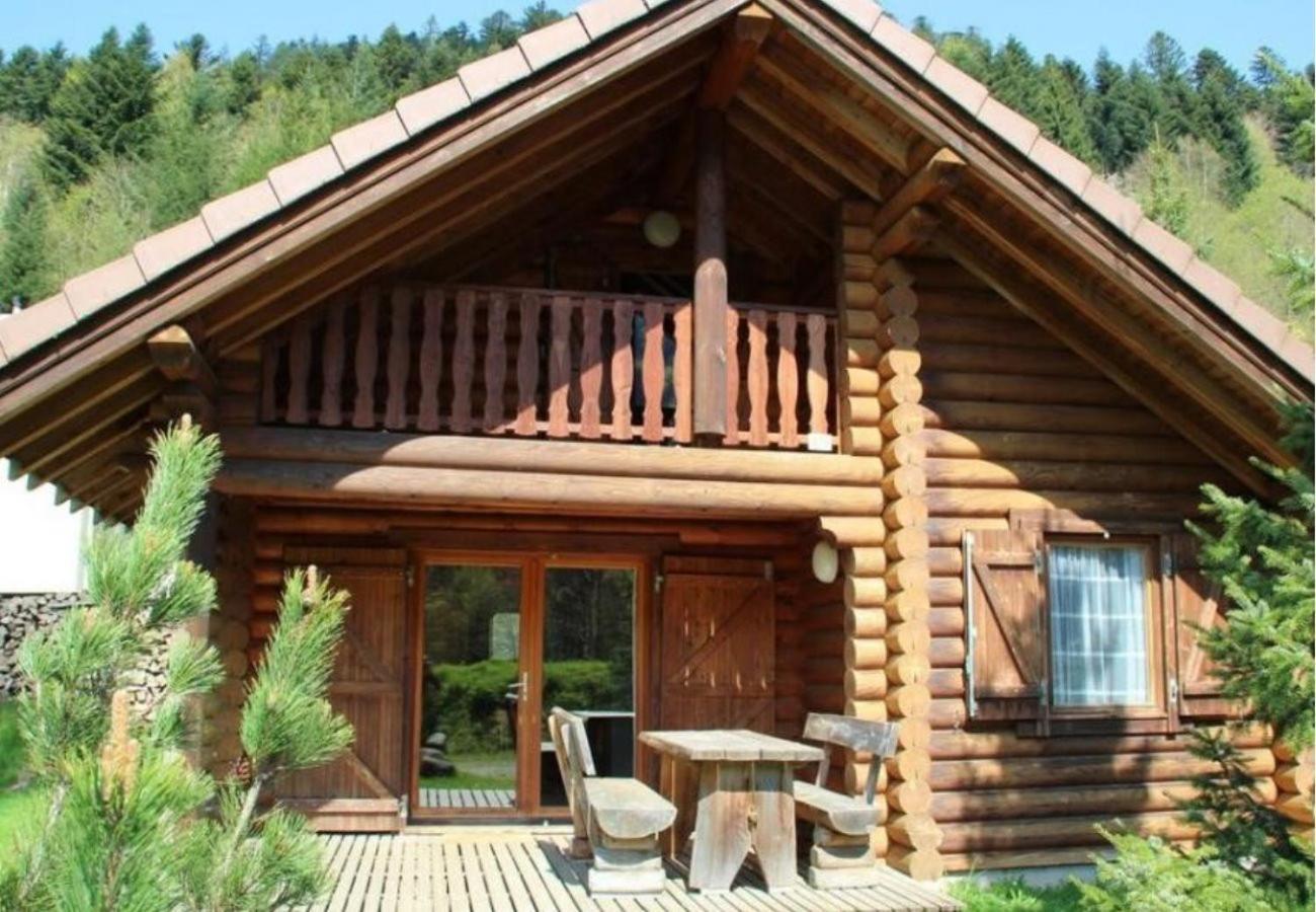 L'Oursblanc Chalet En Rondins La Bresse Exterior foto