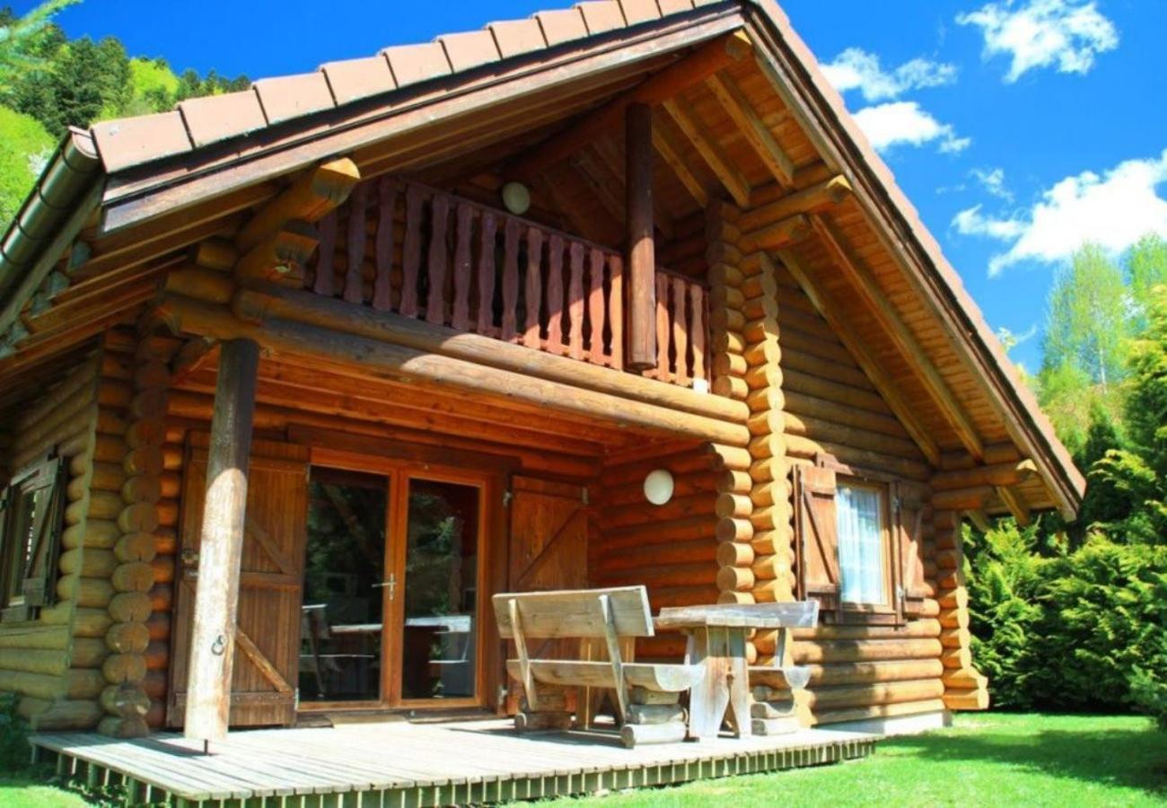 L'Oursblanc Chalet En Rondins La Bresse Exterior foto