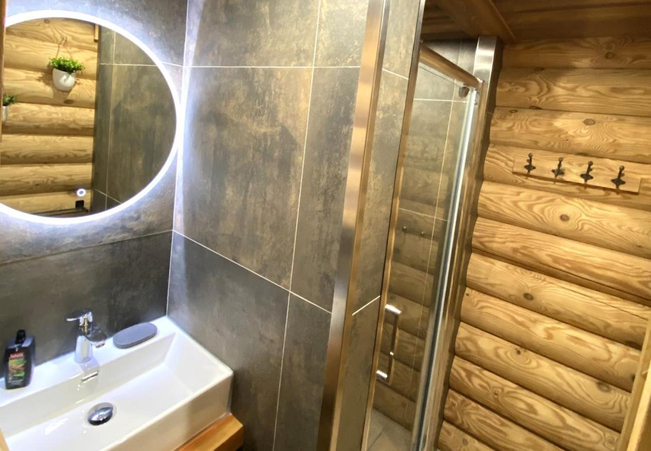L'Oursblanc Chalet En Rondins La Bresse Exterior foto