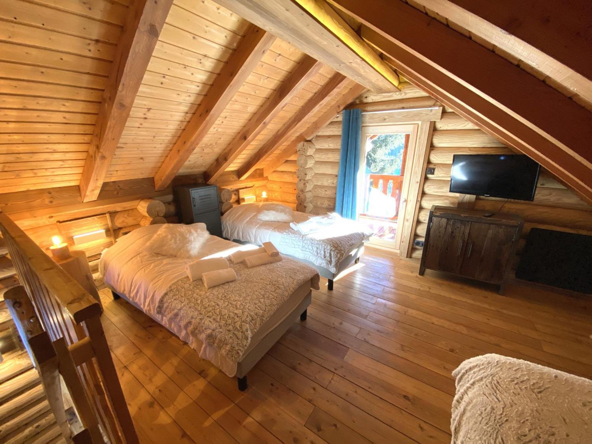 L'Oursblanc Chalet En Rondins La Bresse Exterior foto