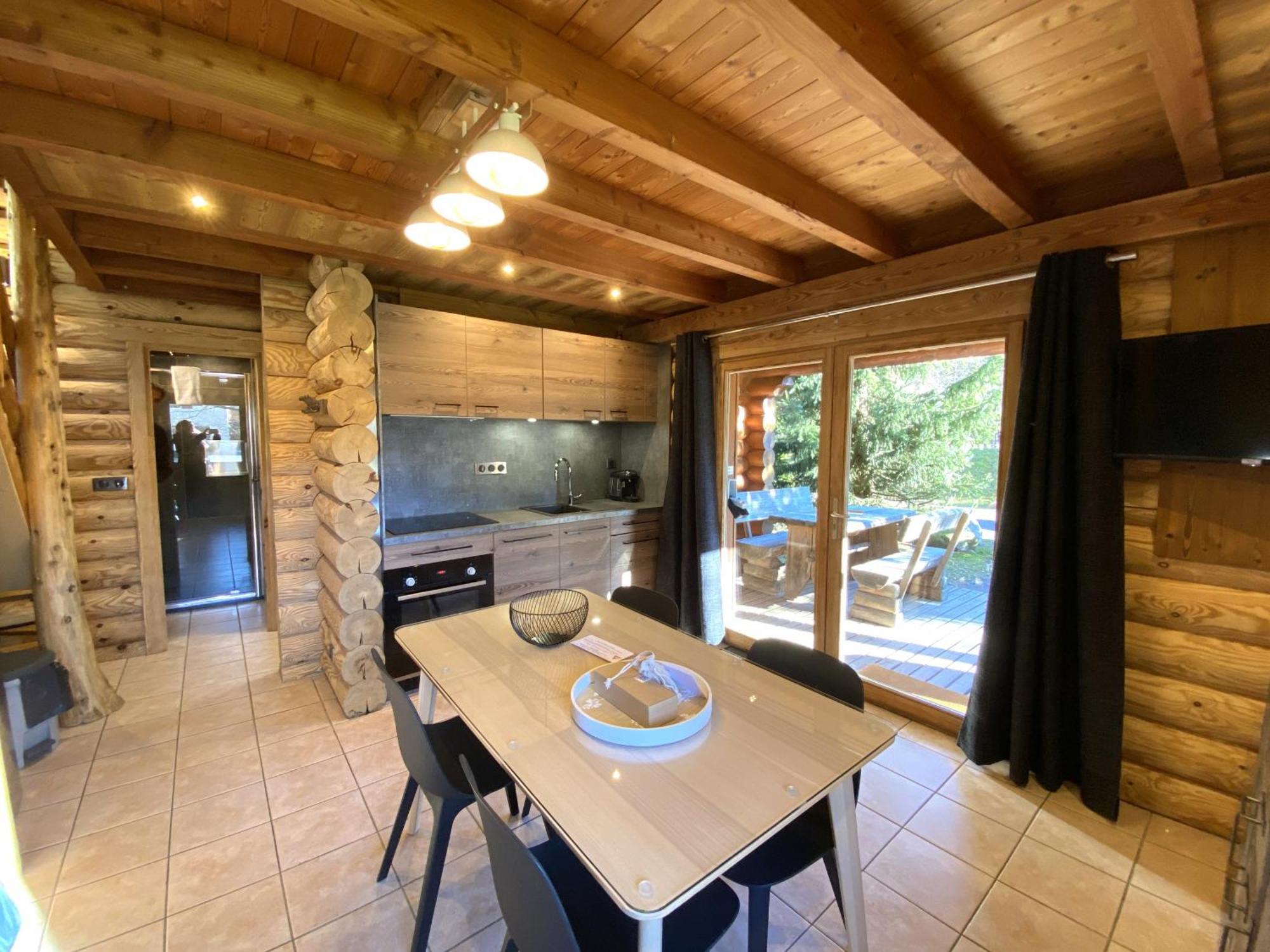 L'Oursblanc Chalet En Rondins La Bresse Exterior foto