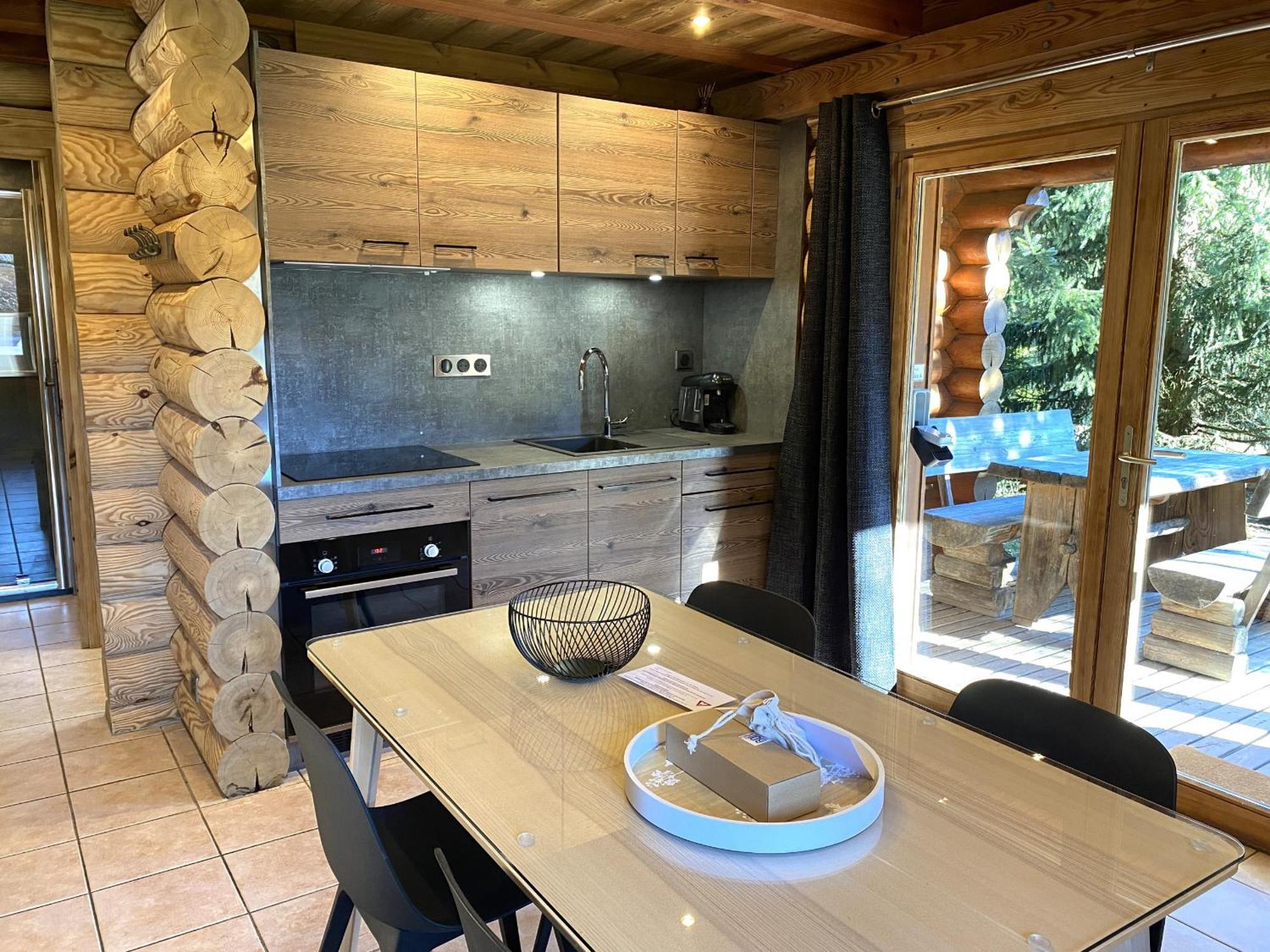 L'Oursblanc Chalet En Rondins La Bresse Exterior foto